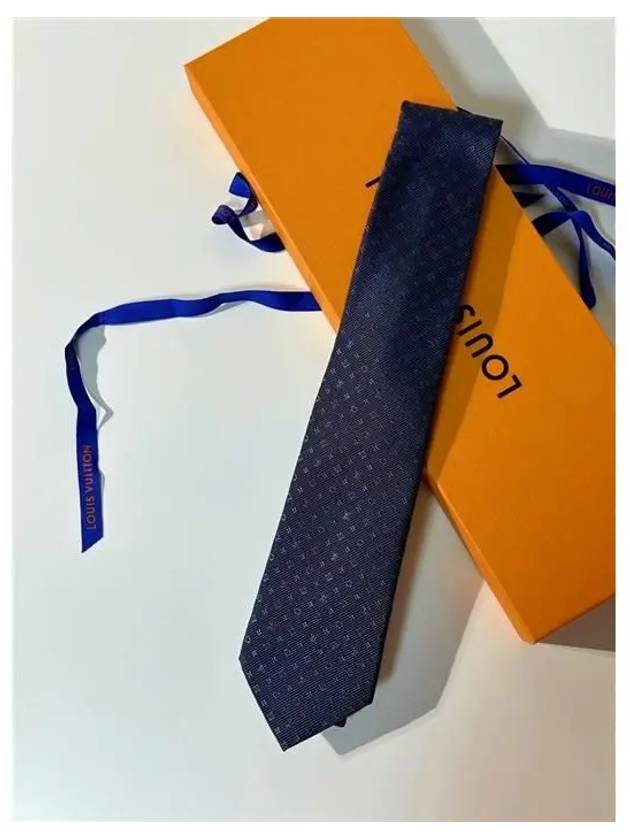 Monogram Classic Tie Grey - LOUIS VUITTON - BALAAN 3