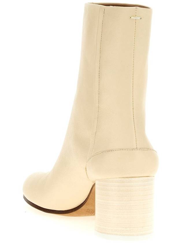 Tabi Lambskin Ankle Middle Boots Ivory - MAISON MARGIELA - BALAAN 4