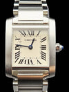 Cartier W51008Q3 Tank Francaise Small Quartz Steel Women s Watch - CARTIER - BALAAN 1