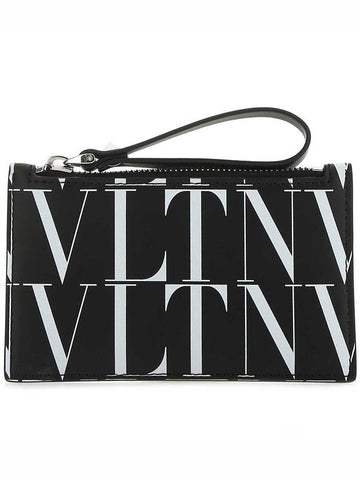 VLTN zipper card wallet - VALENTINO - BALAAN.