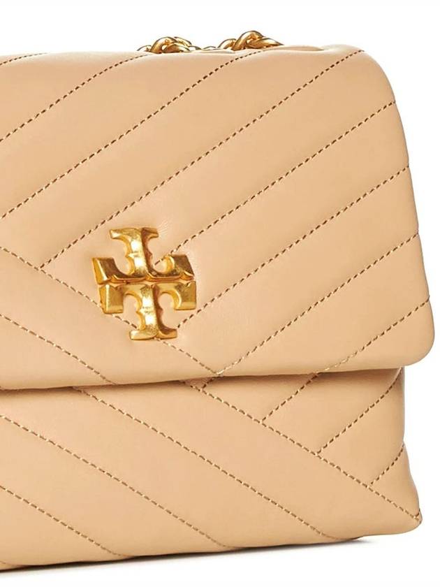 Kira Chevron Convertible Strap Small Shoulder Bag Desert Dune - TORY BURCH - BALAAN 4