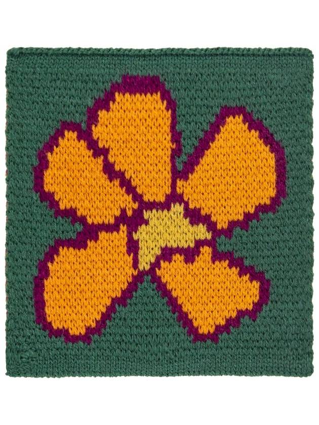 Flower Knit Coaster Green - UNALLOYED - BALAAN 2