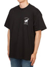 SN BLACK Graphic embroidered Icons T shirt with I033271 0D2XX - CARHARTT WIP - BALAAN 3