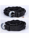 Weaving Vintage Leather Belt Black - GOLDEN GOOSE - BALAAN 3