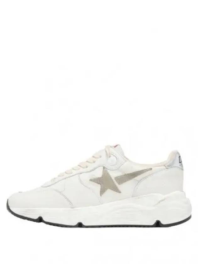 Running sole white leather suede star women s sneakers - GOLDEN GOOSE - BALAAN 1