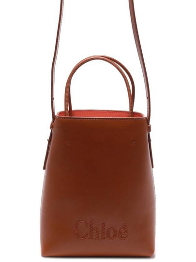 Sense Micro Calfskin Tote Bag Camel - CHLOE - BALAAN 2