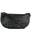 Intrecciato Shoulder Bag Black - BOTTEGA VENETA - BALAAN 3