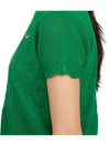 Golf Wear Women s Short Sleeve Knit MLW 3A AB04 GREEN - MARK & LONA - BALAAN 10