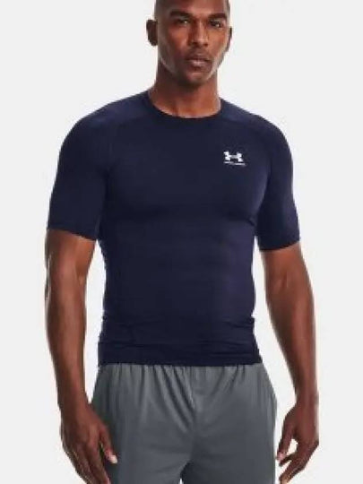 Men's Heart Gear Compression Short Sleeve T-Shirt Navy - UNDER ARMOUR - BALAAN 2