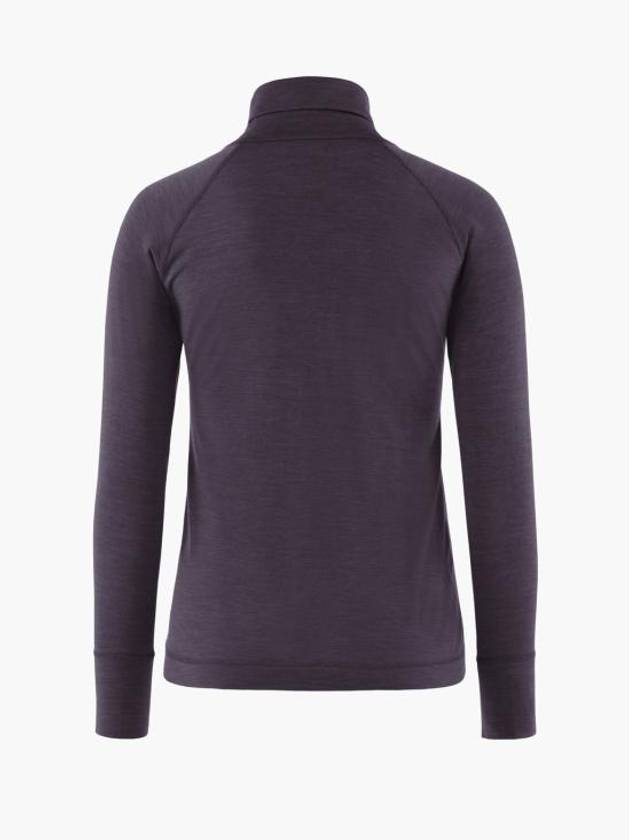 Women's Fafne Turtleneck Long Sleeve Grape - KLATTERMUSEN - BALAAN 3