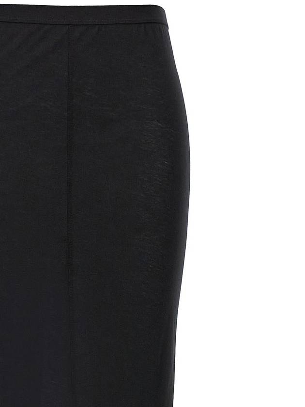 Rick Owens 'Jersey Pillar Long' Skirt - RICK OWENS - BALAAN 3