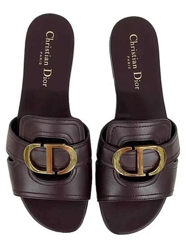 KCQ266VEA33R Mule Slippers Brown - DIOR - BALAAN 7