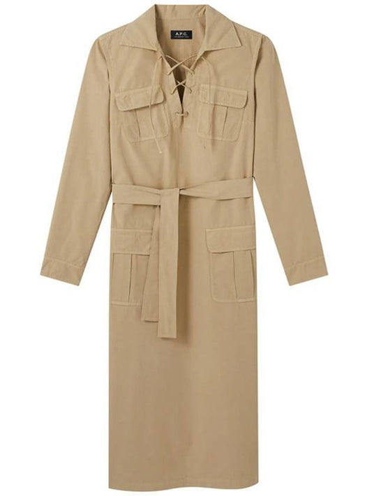 Phoenix Long Dress Beige - A.P.C. - BALAAN 2