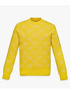 Logo Intarsia Knit Top Yellow - MCM - BALAAN 2