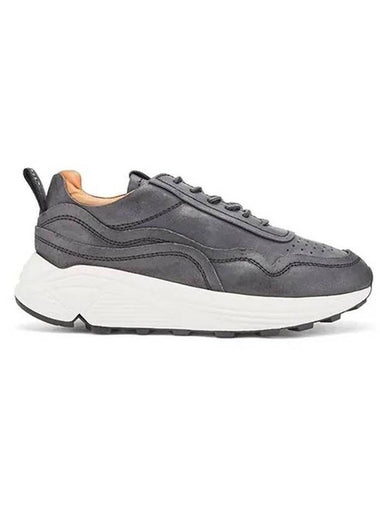 Vinci Leather Low Top Sneakers Grey - BUTTERO - BALAAN 1