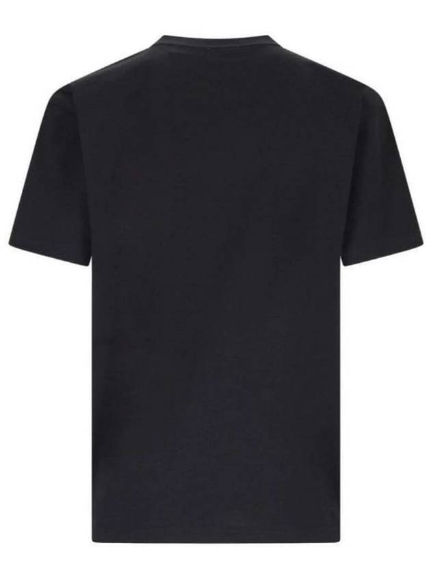 Carrick Check Print Crew Neck Long Sleeve T-Shirt Black - BURBERRY - BALAAN 3