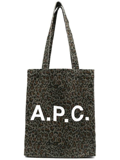 Roux Leopard Print Tote Bag Khaki - A.P.C. - BALAAN 2