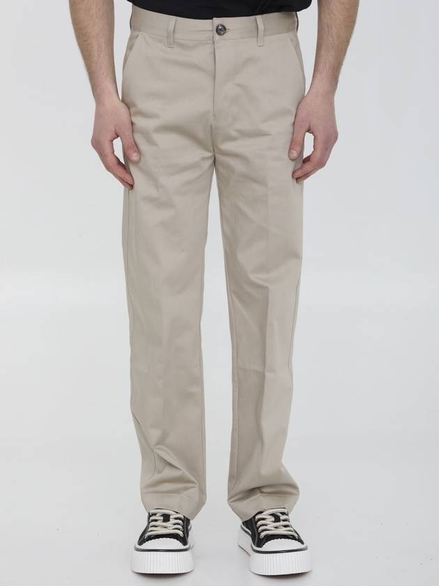 Tailored Straight Pants Light Beige - AMI - BALAAN 2