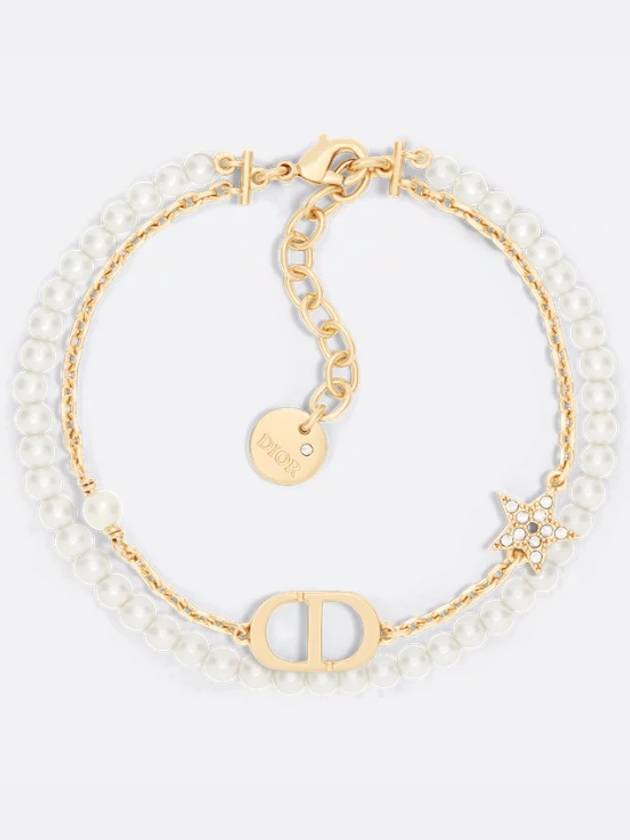 Petit CD Resin Pearls Bracelet Gold - DIOR - BALAAN 2