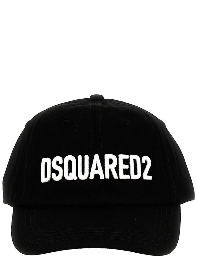 Logo Base Ball Cap Black - DSQUARED2 - BALAAN 2