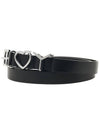 Y Buckle Silver Belt Black - Y/PROJECT - BALAAN.