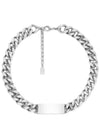 Couture Chain Link Necklace Silver - DIOR - BALAAN 3