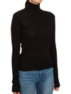 Sax High Neck Knit Turtleneck Black - MAX MARA - BALAAN 4