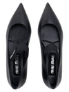 Strap logo flat shoes 5F930D 3AQO F0002 - MIU MIU - BALAAN.