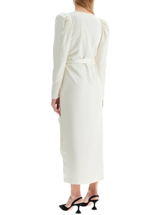 wrap midi dress with a wrap - ROTATE - BALAAN 3