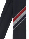 Three-Line Engineer Stripe Wool  Neck Tie Navy - THOM BROWNE - BALAAN 5