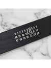 Numeric Logo Buckle Tag Leather Belt Black - MAISON MARGIELA - BALAAN 10