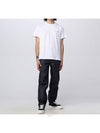 Men's Item Logo Cotton Short Sleeve T-Shirt White - A.P.C. - BALAAN 3