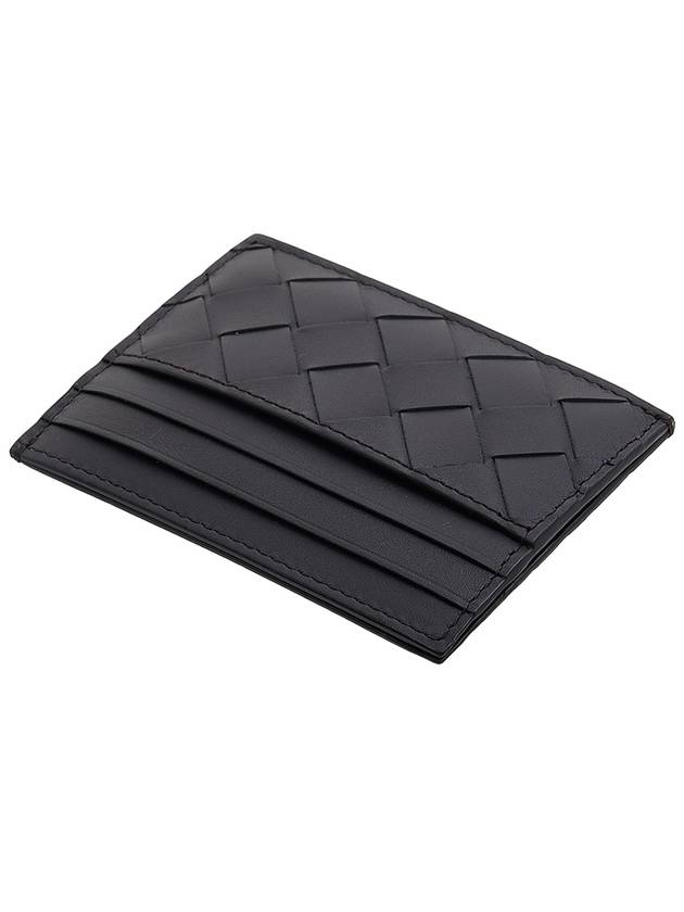 Intrecciato Leather Card Wallet Espresso - BOTTEGA VENETA - BALAAN 5