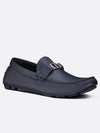 CD Signature Buckle Strap Loafers Blue - DIOR - BALAAN 2