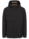 Men's Hooded Pocket Safari Jumper MMCOM5T56 900 - AT.P.CO - BALAAN 7