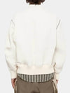 Jacket Pigment Coated Cotton Linen Blouson White JSMU420627 MU250200A - JIL SANDER - BALAAN 5