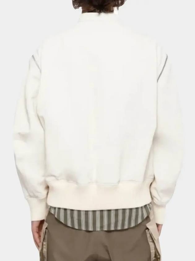 Jacket Pigment Coated Cotton Linen Blouson White JSMU420627 MU250200A - JIL SANDER - BALAAN 5