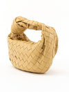 Jodie Intreciato Small Tote Bag Almond - BOTTEGA VENETA - BALAAN 4