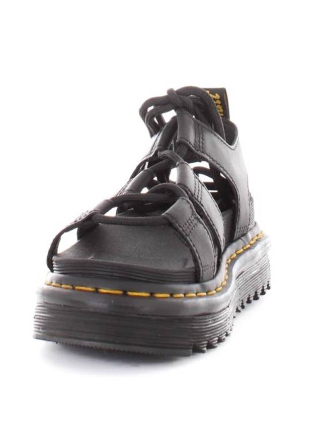 Hydro Natilla Gladiator Leather Sandals Black - DR. MARTENS - BALAAN 4