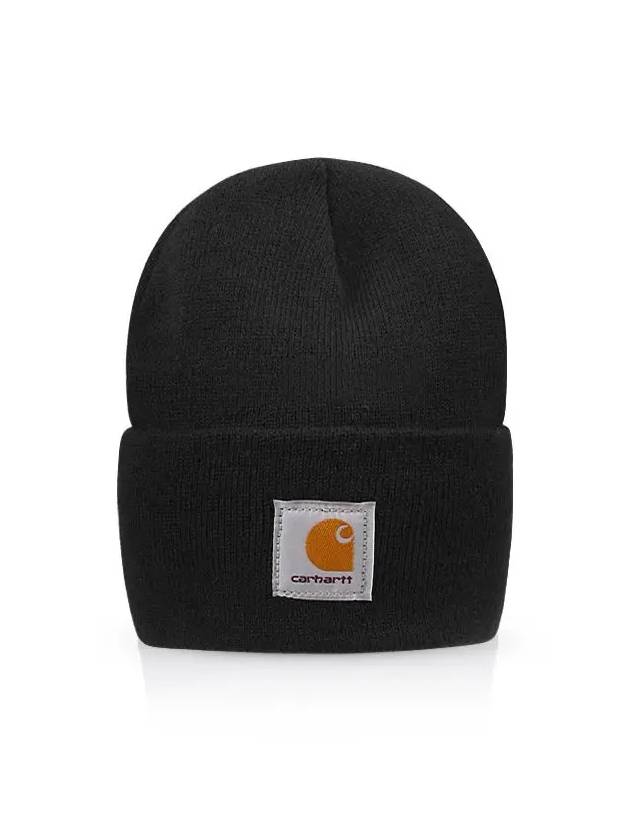 A18 Black Unisex Long Beanie - CARHARTT - BALAAN 3