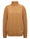 Logo Knitted Wool Turtleneck Camel - A.P.C. - BALAAN 2