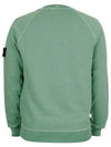 Logo Patch Crew Neck Sweatshirt Light Green - STONE ISLAND - BALAAN 3