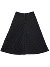 QU SKIRT BK quilted black - TIBAEG - BALAAN 6