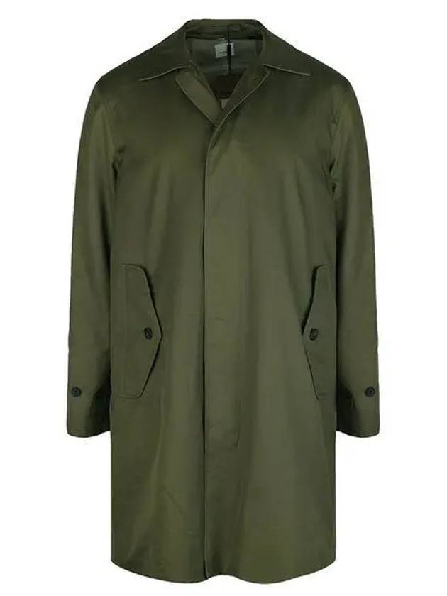 cotton lightweight flap pocket single coat - BURBERRY - BALAAN 2