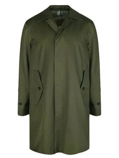 cotton lightweight flap pocket single coat - BURBERRY - BALAAN 2