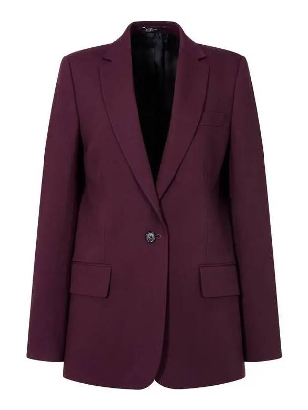 Women s no cheat lapel one button jacket burgundy 270806 - PAUL SMITH - BALAAN 1