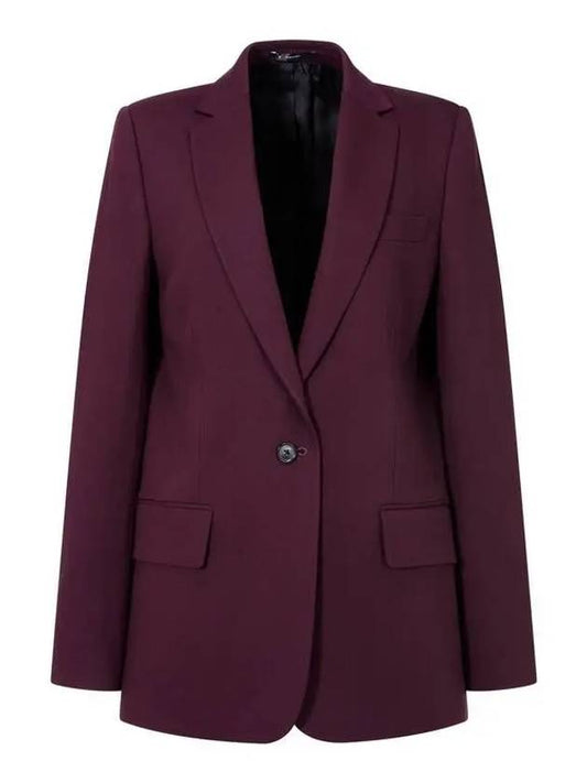 Women s no cheat lapel one button jacket burgundy 270806 - PAUL SMITH - BALAAN 1