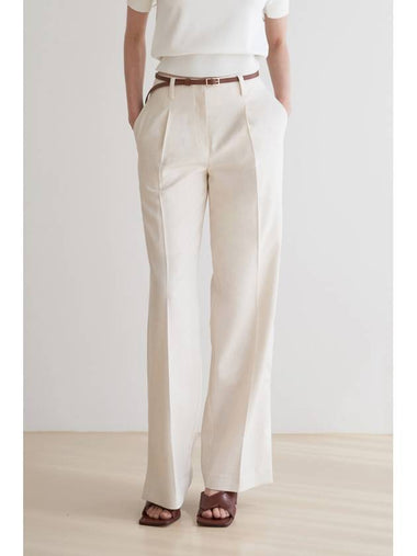 One Button Slit Wide Pants - ILROZE - BALAAN 1