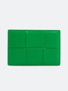 Intrecciato Calfskin Card Wallet Green - BOTTEGA VENETA - BALAAN 2