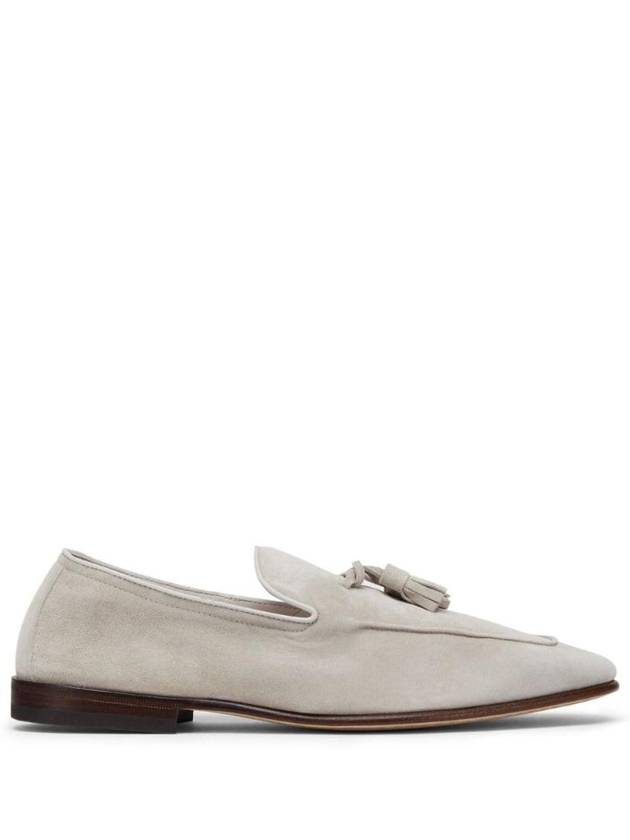 Tassel Suede Loafers Sand - BRUNELLO CUCINELLI - BALAAN 1